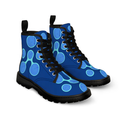 Water Drops Women's Canvas Boots