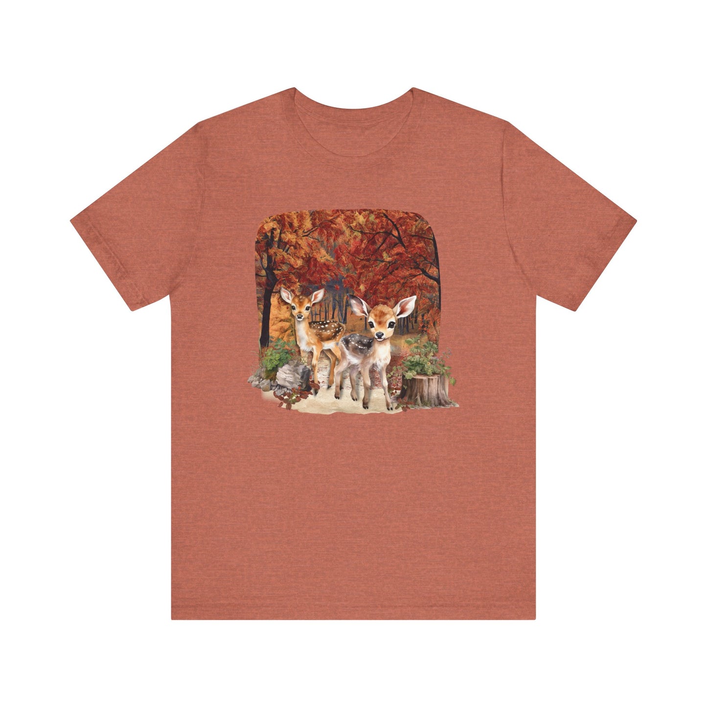 Autumn Fawns Unisex Jersey Short Sleeve Tee