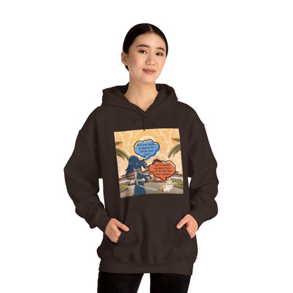 The Epic Spicy Tuna Roll Battle of 2023 Unisex Heavy Blend™ Hooded Sweatshirt