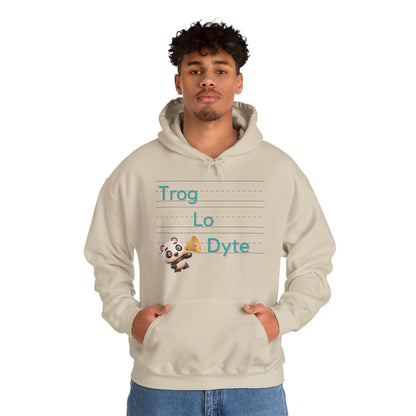 Just sound it out - TROG LO DYTE Unisex Heavy Blend™ Hooded Sweatshirt