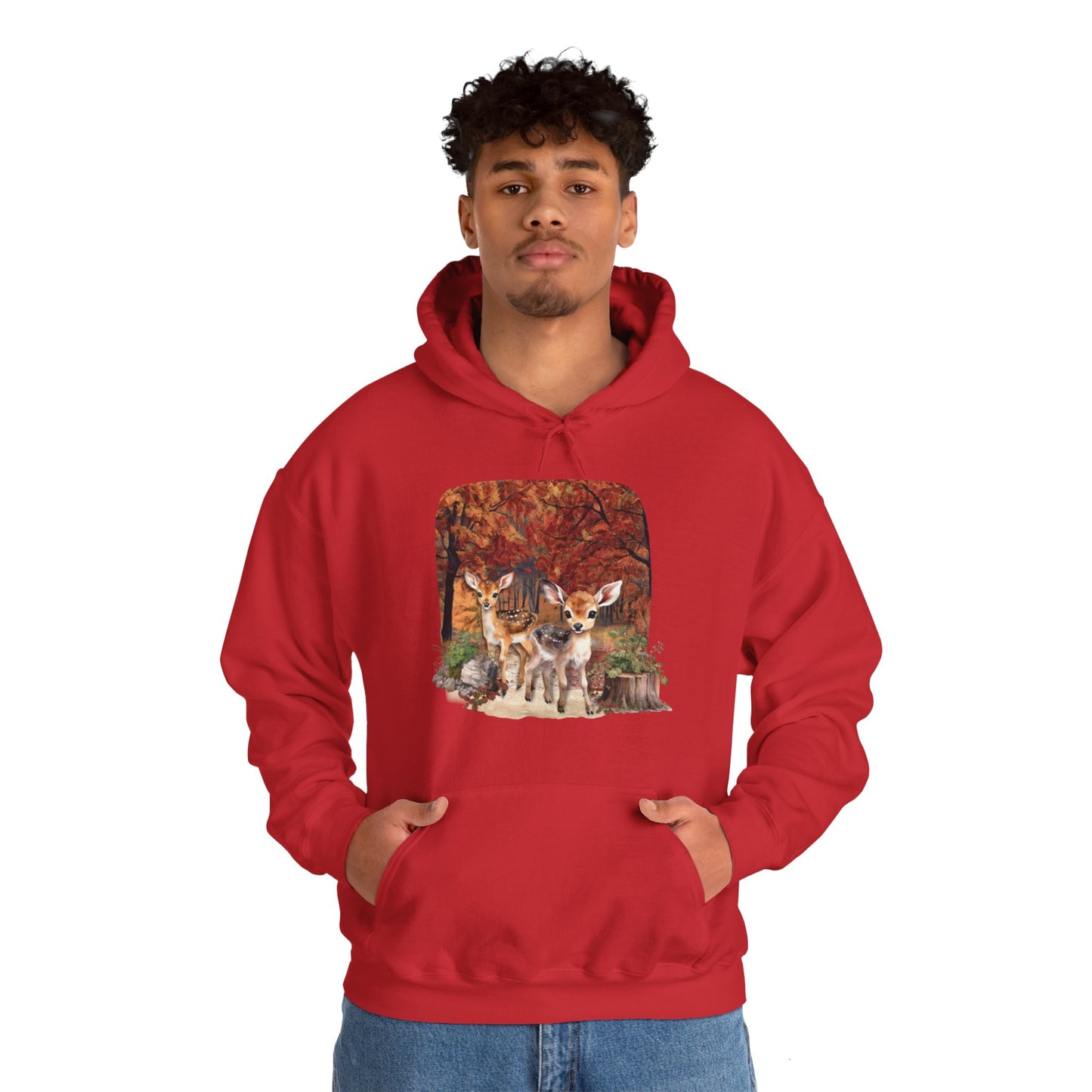 Autumn Fawns Unisex Heavy Blend™ Hooded Sweatshirt