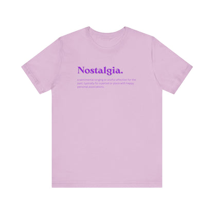 Nostalgia Unisex Jersey Short Sleeve Tee