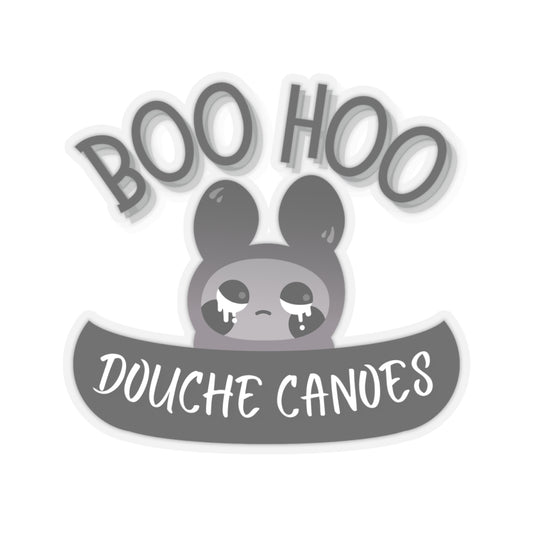 Boo Hoo Douche Canoes Kiss-Cut Stickers