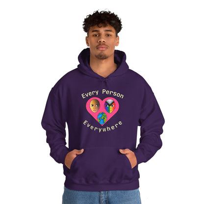 Every Person, Everywhere! Unisex Heavy Blend™ Hooded Sweatshirt