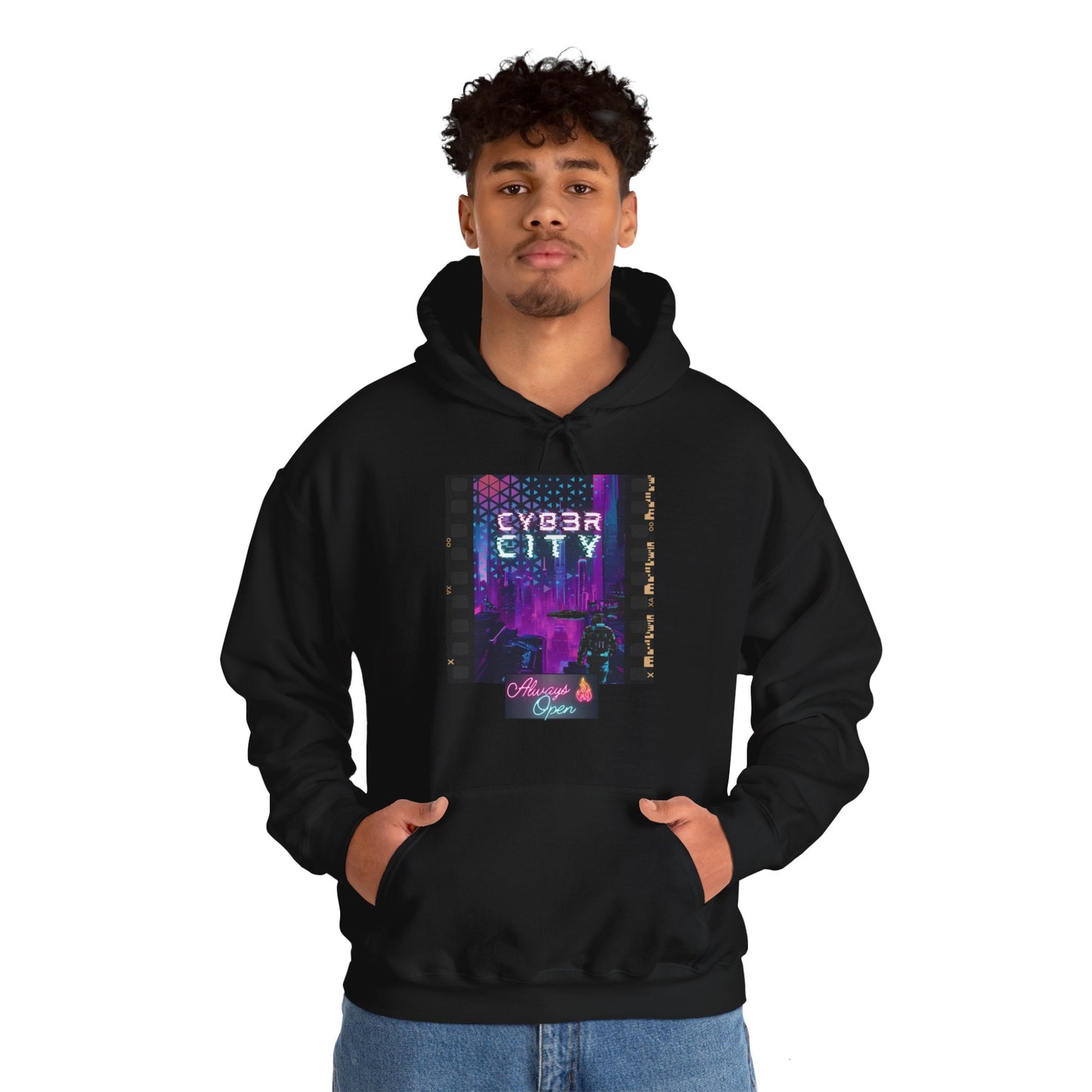 Cyber City Unisex Heavy Blend™ Hooded Sweatshirt