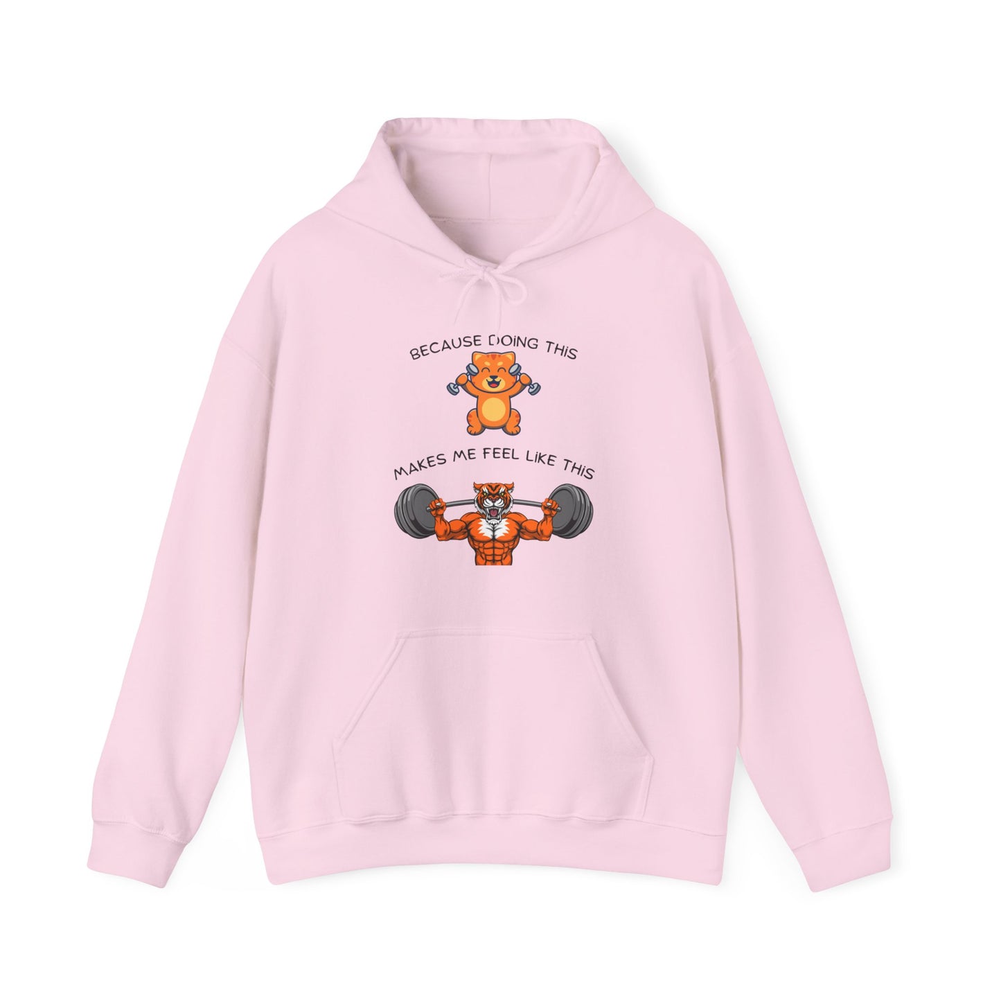 Tiger kitty got GAINS Unisex Heavy Blend™ Hooded Sweatshirt