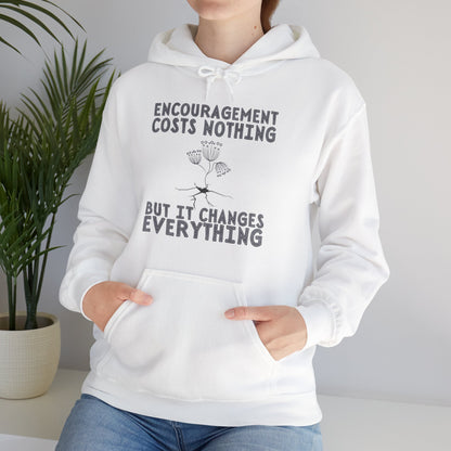 Encouragement Costs Nothing, But It Changes Everything Unisex Heavy Blend™ Hooded Sweatshirt