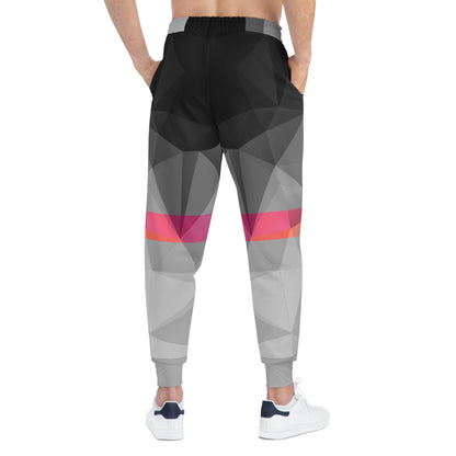 Polygon Contrast Athletic Joggers (AOP)