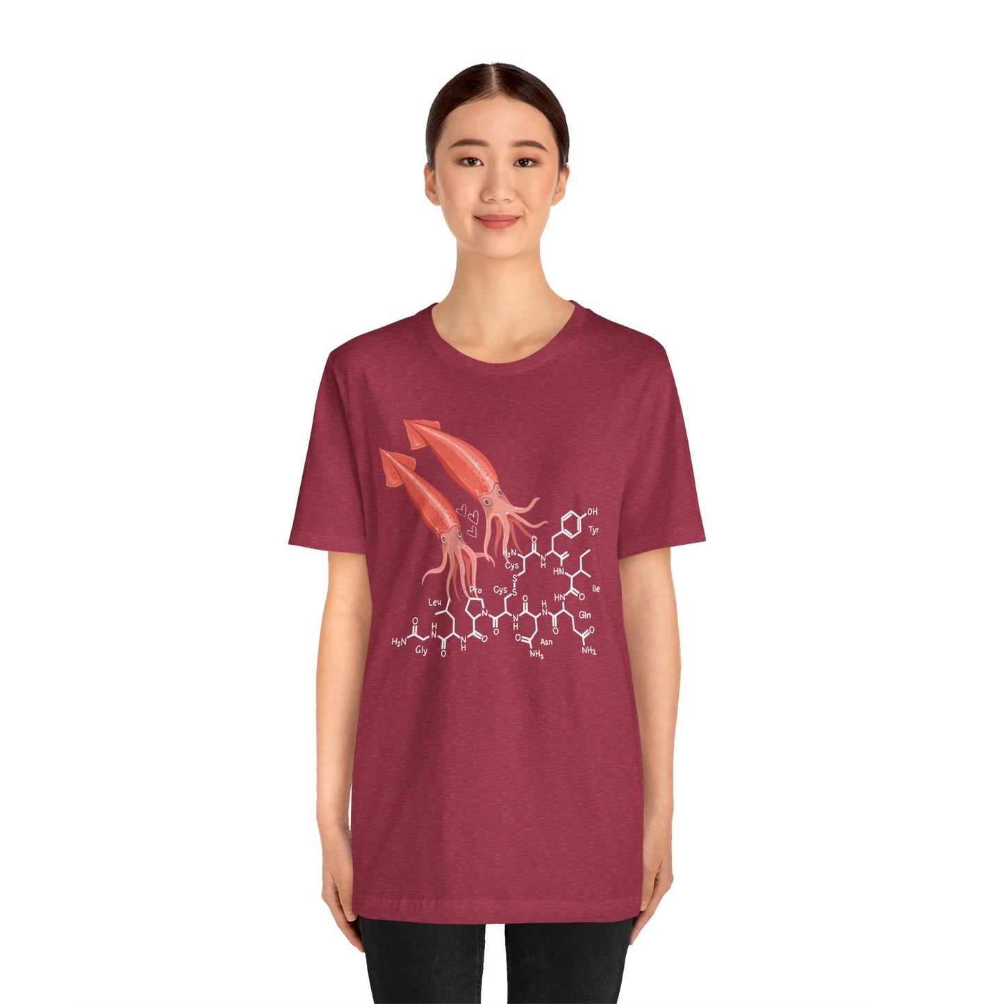 Oxytocin - Squid in Love Unisex Jersey Short Sleeve Tee