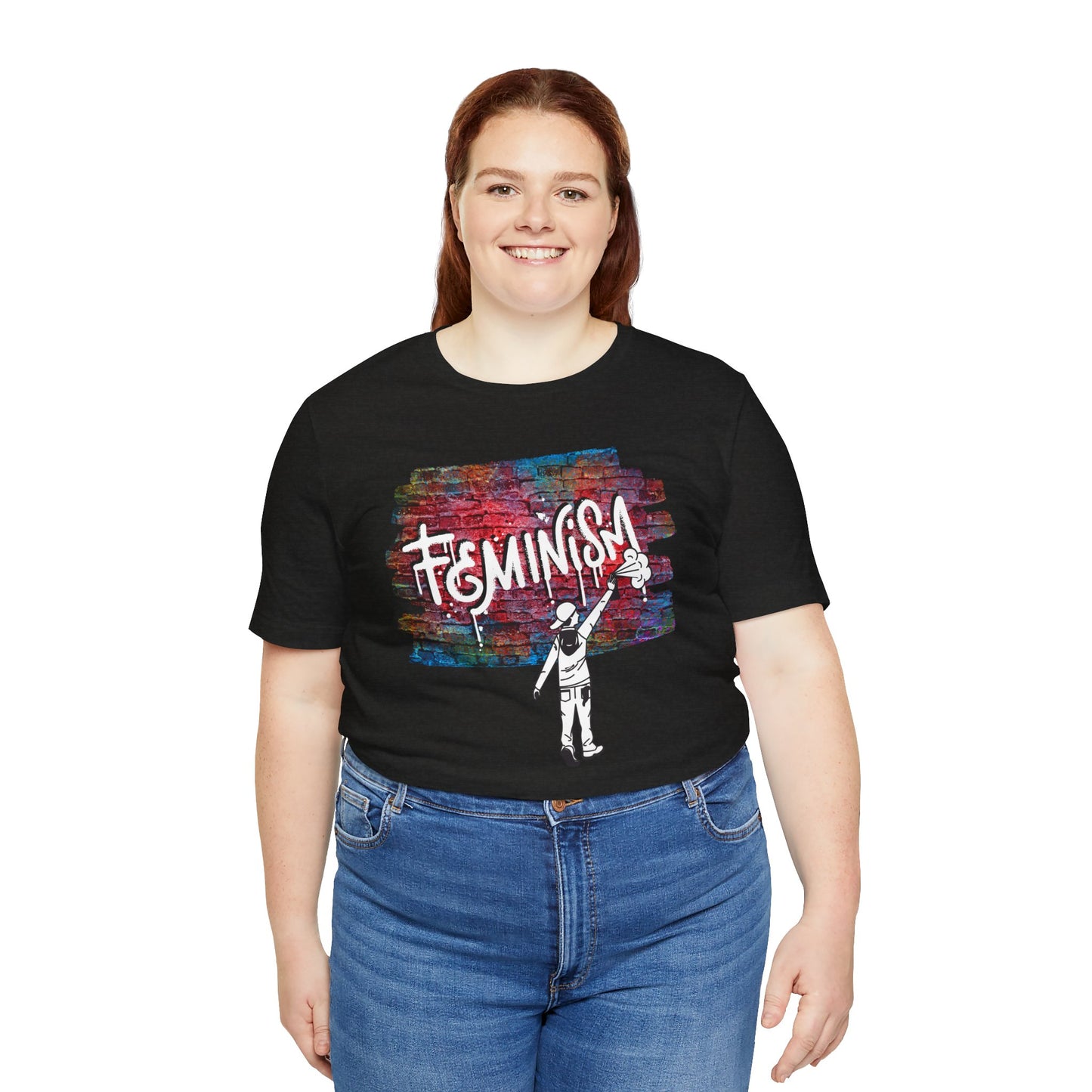 Graffiti Feminism Unisex Jersey Short Sleeve Tee