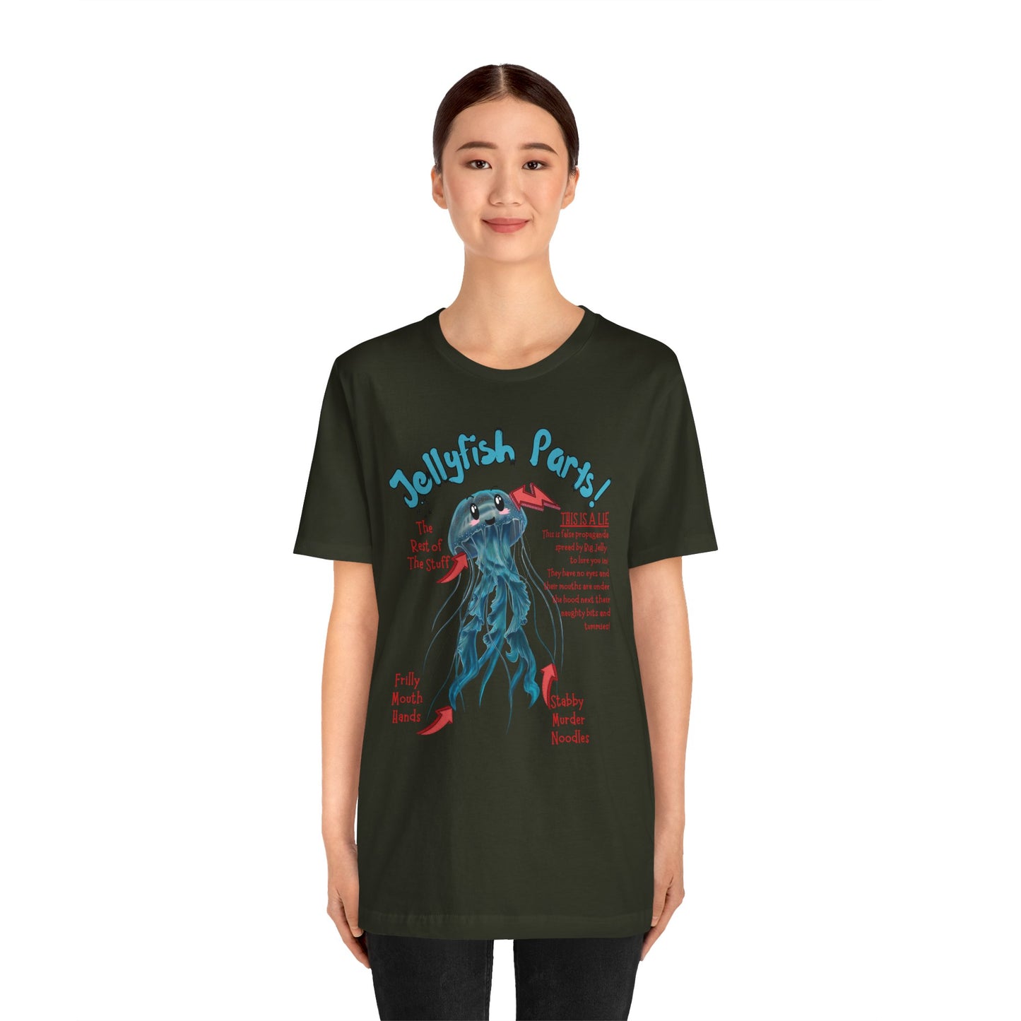 Jellyfish Parts Unisex Jersey Short Sleeve Tee