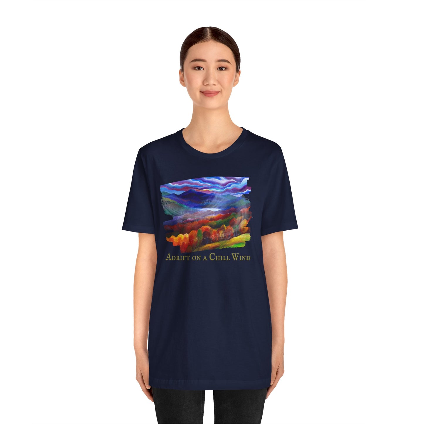 Adrift on a Chill Wind Unisex Jersey Short Sleeve Tee