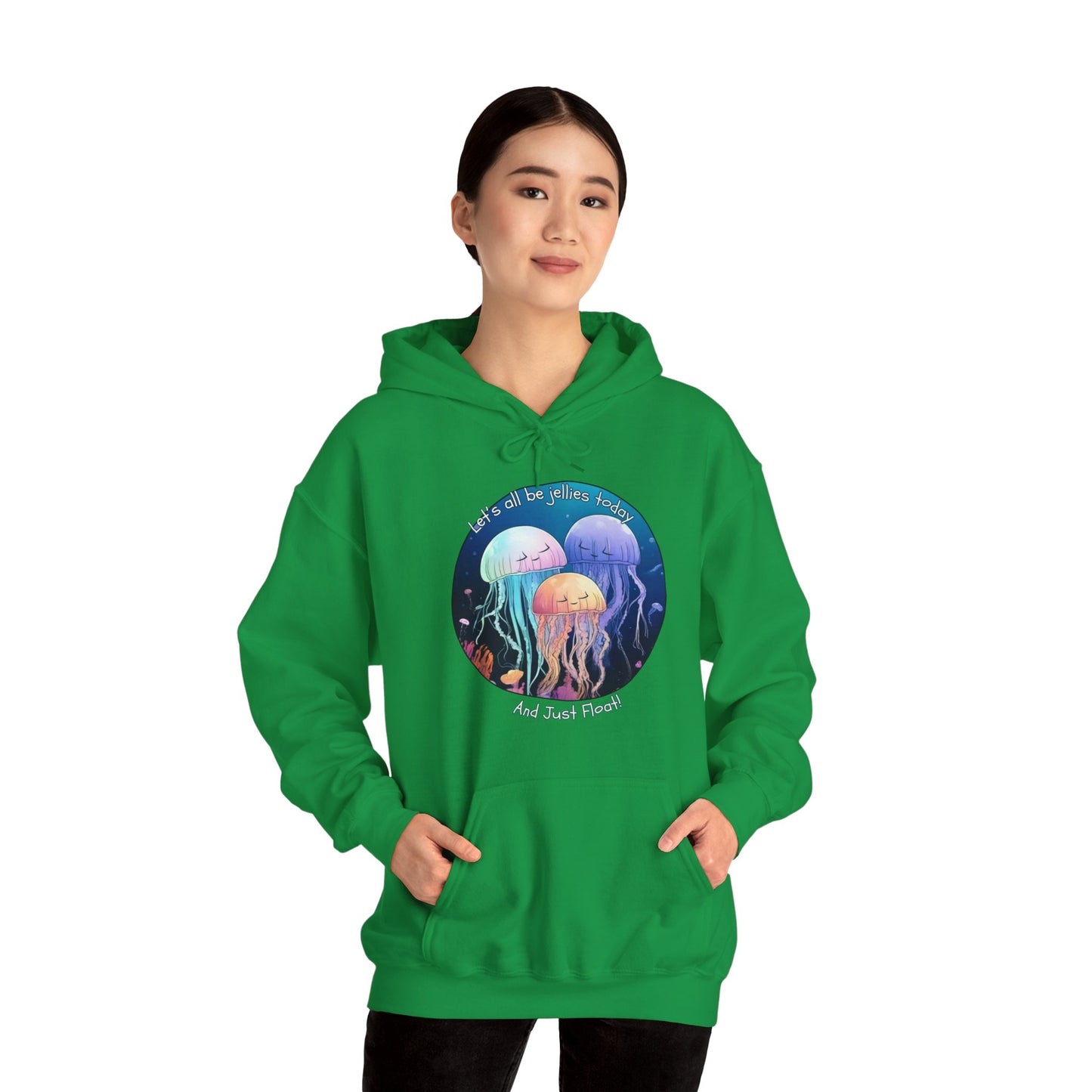 Let's All Be Jellies Today Unisex Heavy Blend™ Hooded Sweatshirt