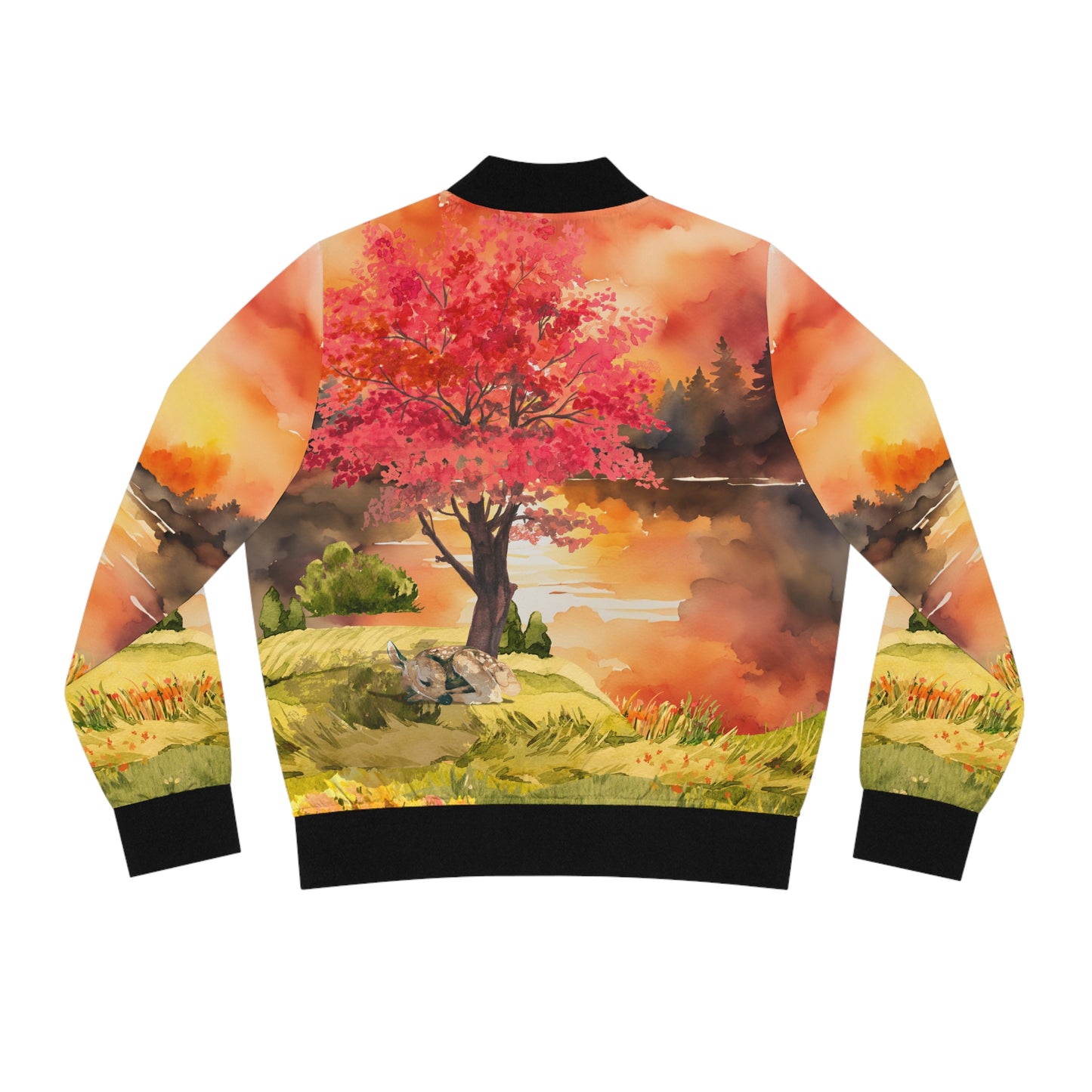 Autumn Lake Women's Bomber Jacket