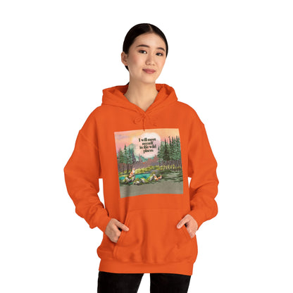 I Will Meet Myself in the Wild Places - Color Unisex Heavy Blend™ Hooded Sweatshirt