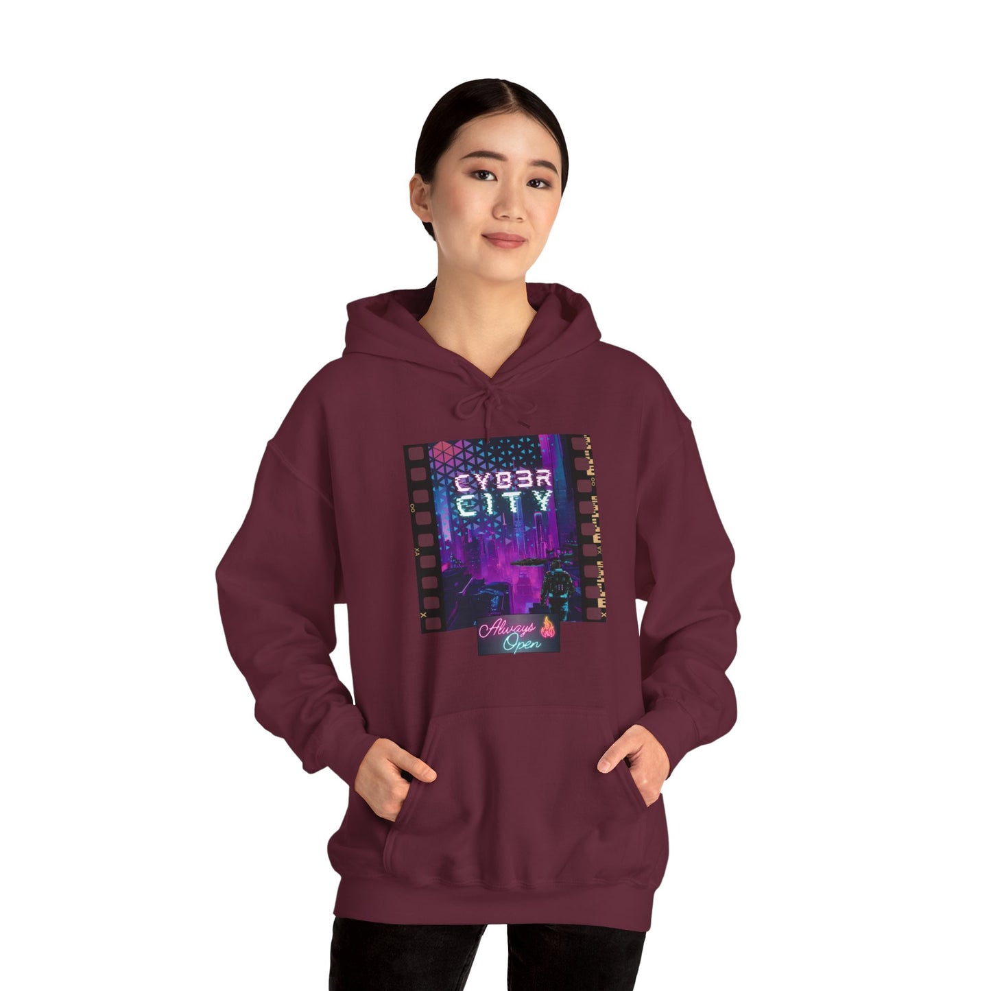 Cyber City Unisex Heavy Blend™ Hooded Sweatshirt