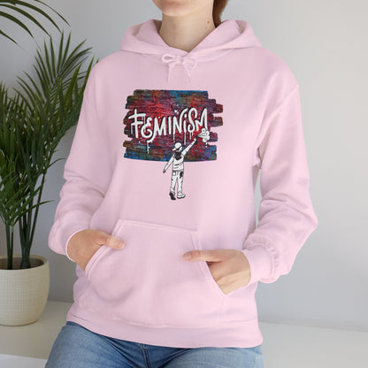 Street Art Feminism Unisex Heavy Blend™ Hooded Sweatshirt