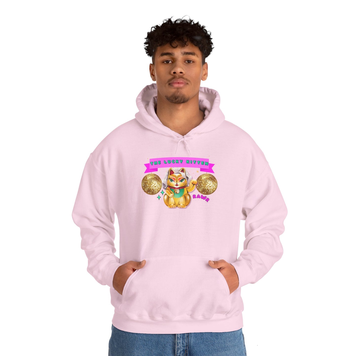 The Lucky Kitten Unisex Heavy Blend™ Hooded Sweatshirt