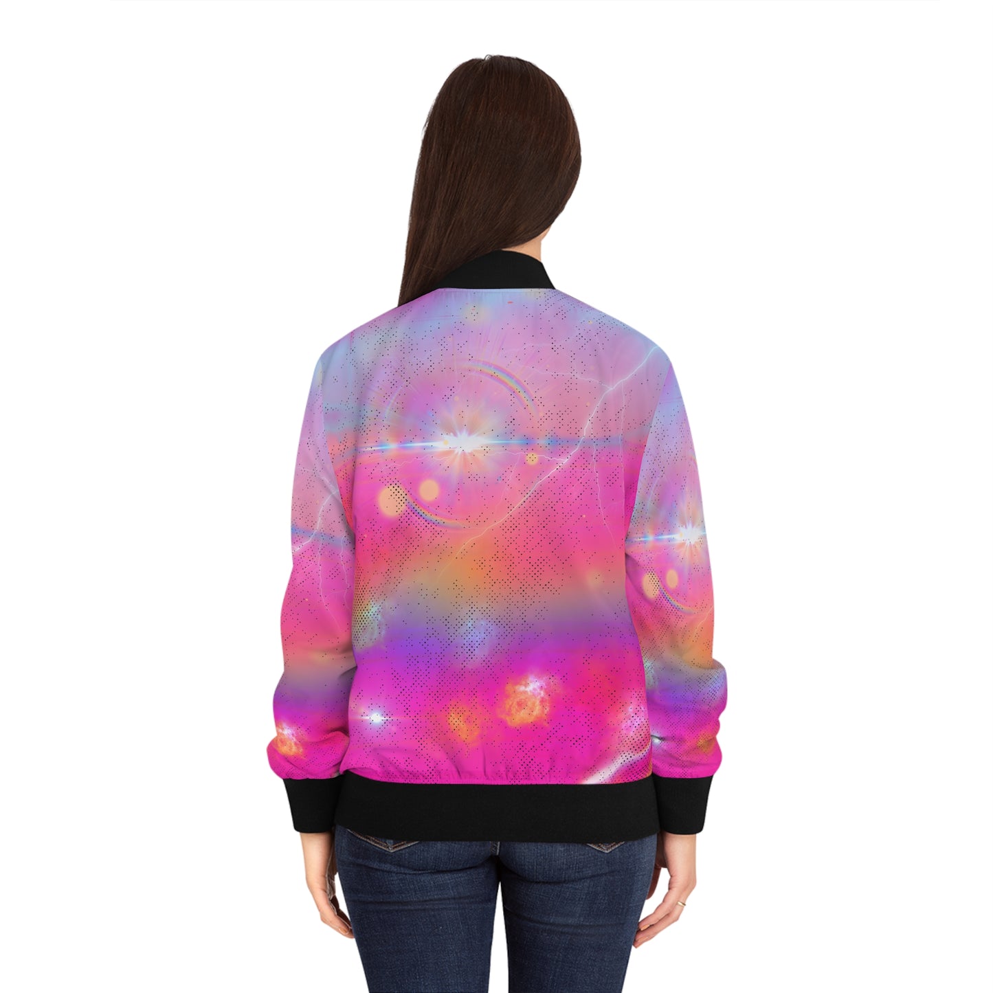 Solar Storm Women's Bomber Jacket (AOP)