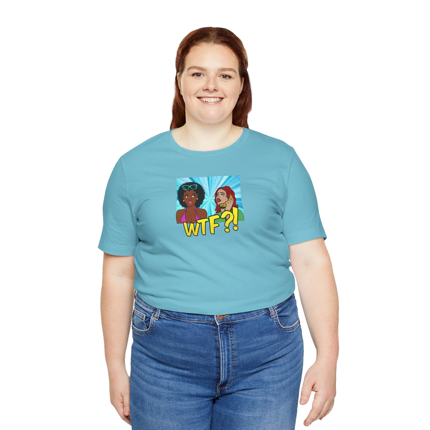 Crazy Lady Banana Tears Unisex Jersey Short Sleeve Tee