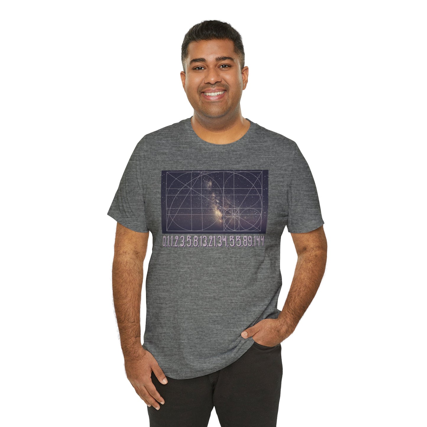 Fibonacci Sequence Unisex Jersey Short Sleeve Tee