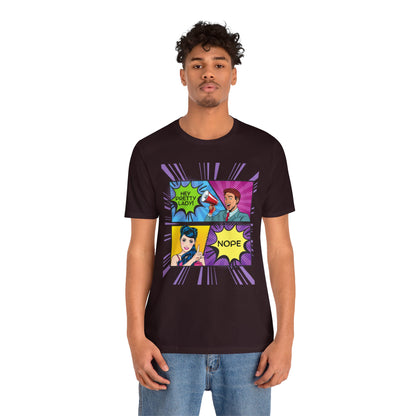 Pop Art Nope Unisex Jersey Short Sleeve Tee