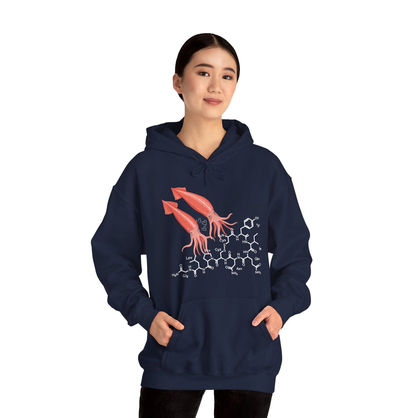 Squid Love - Oxytocin Unisex Heavy Blend™ Hooded Sweatshirt