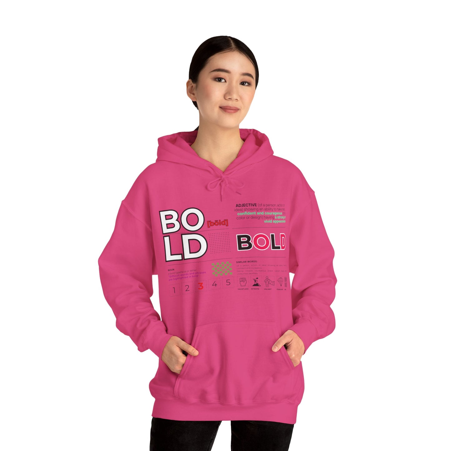 Bold Unisex Heavy Blend™ Hooded Sweatshirt