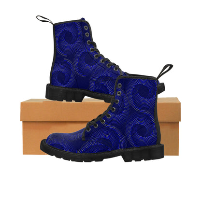 Downward Spiral Women's Canvas Boots