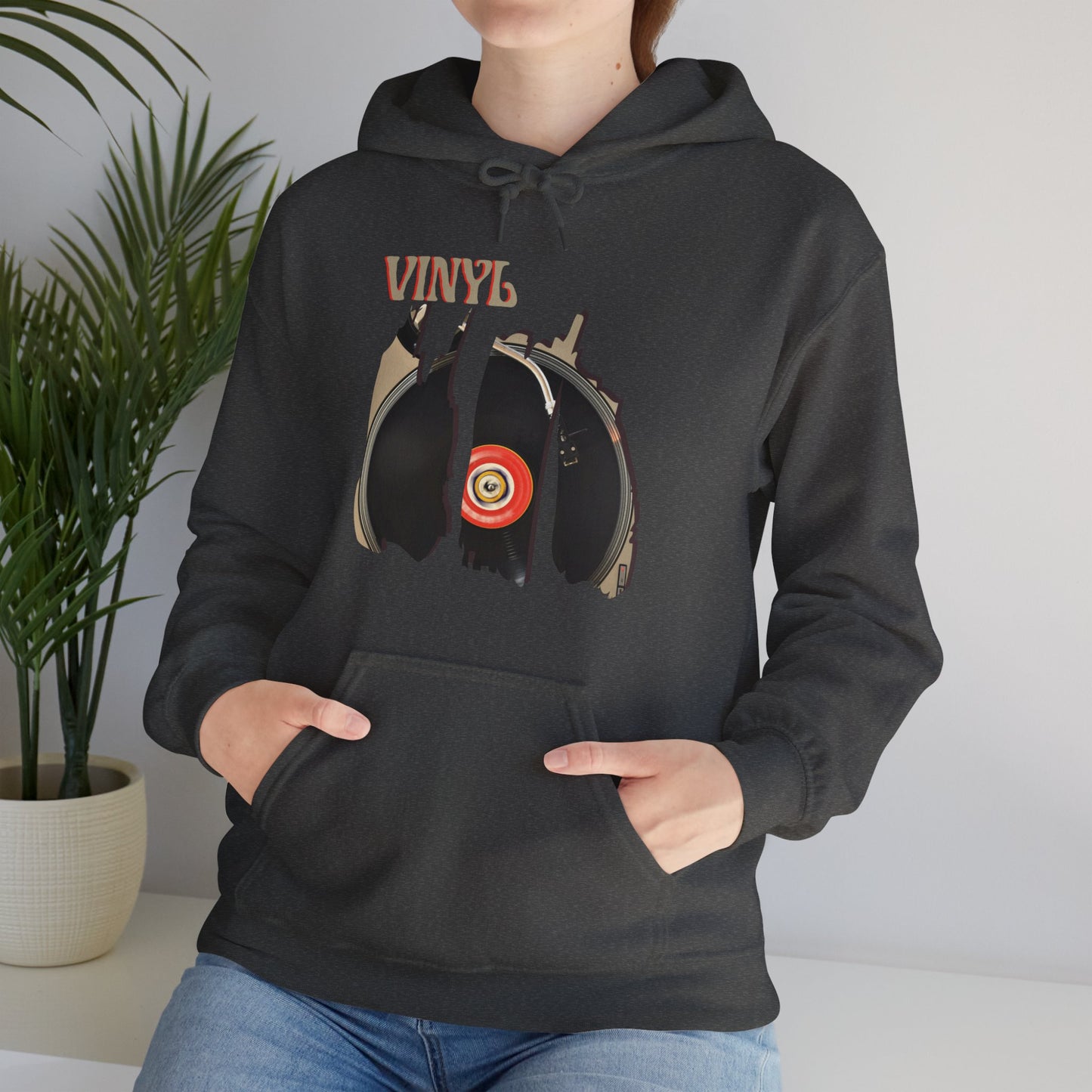 Vinyl Unisex Heavy Blend™ Hooded Sweatshirt