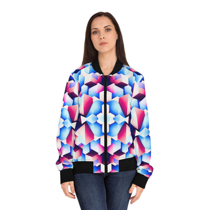 Cubist Women's Bomber Jacket (AOP)