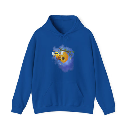 Super Cool Bee, Bro Unisex Heavy Blend™ Hooded Sweatshirt