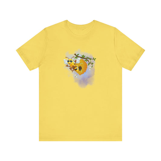 Super Cool Bee Unisex Jersey Short Sleeve Tee