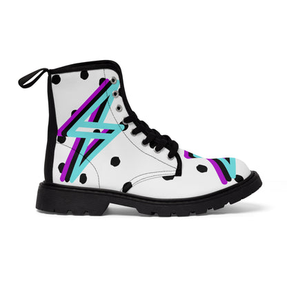 Bolts & Dots Women's Canvas Boots