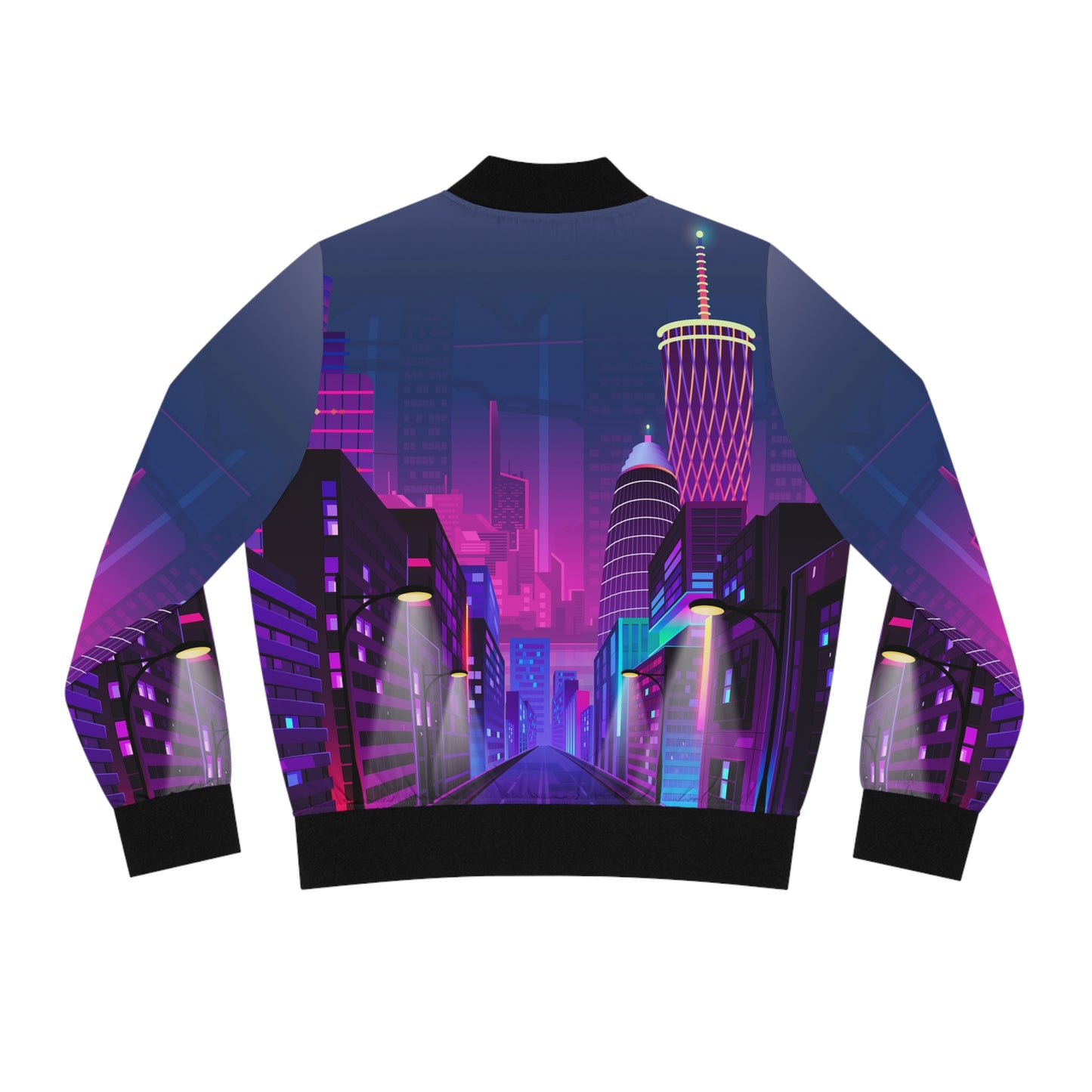 Neon City Women's Bomber Jacket