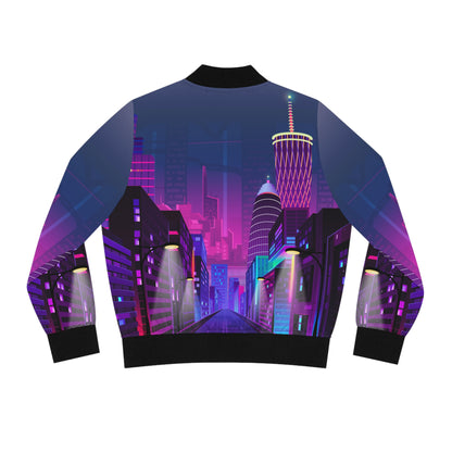 Neon City Women's Bomber Jacket