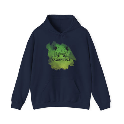 Anime Scaredy Cat Unisex Heavy Blend™ Hooded Sweatshirt