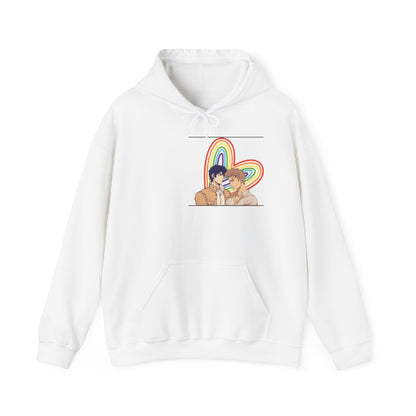 Anime Boy Love Pride Unisex Heavy Blend™ Hooded Sweatshirt