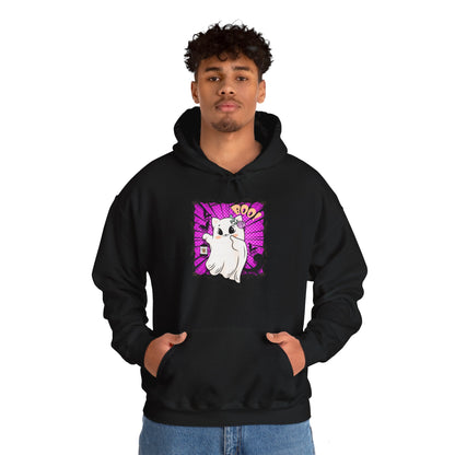 Boo Kitty Unisex Heavy Blend™ Hooded Sweatshirt