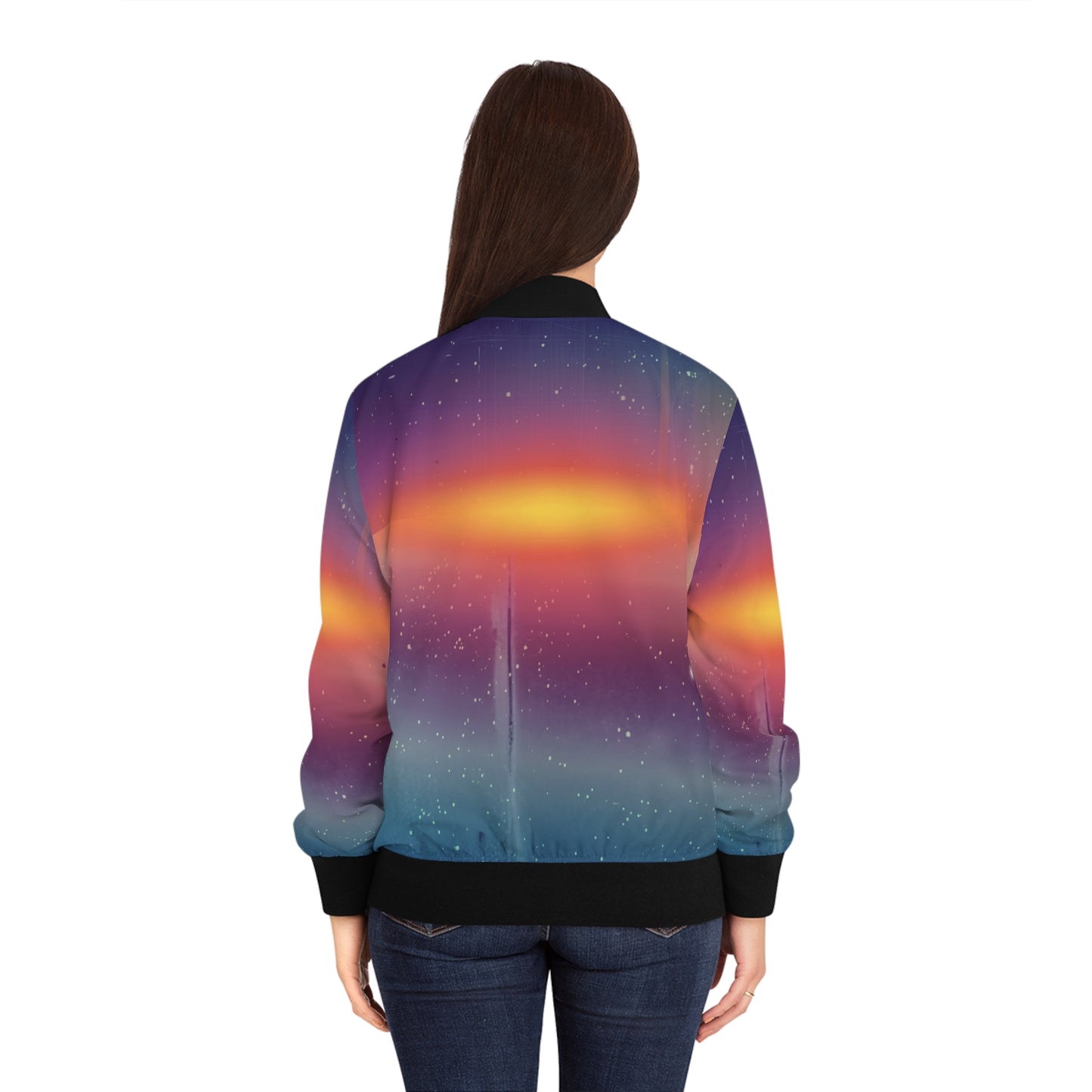 Sunrise 1 Women's Bomber Jacket (AOP)