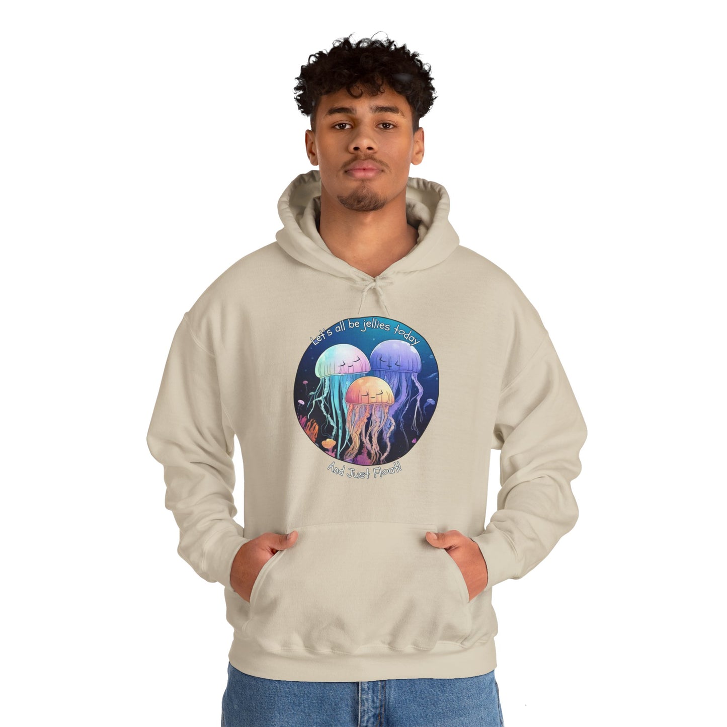 Let's All Be Jellies Today Unisex Heavy Blend™ Hooded Sweatshirt