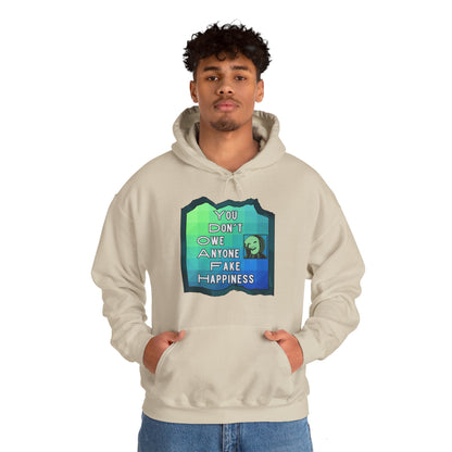 Fake Happiness Unisex Heavy Blend™ Hooded Sweatshirt