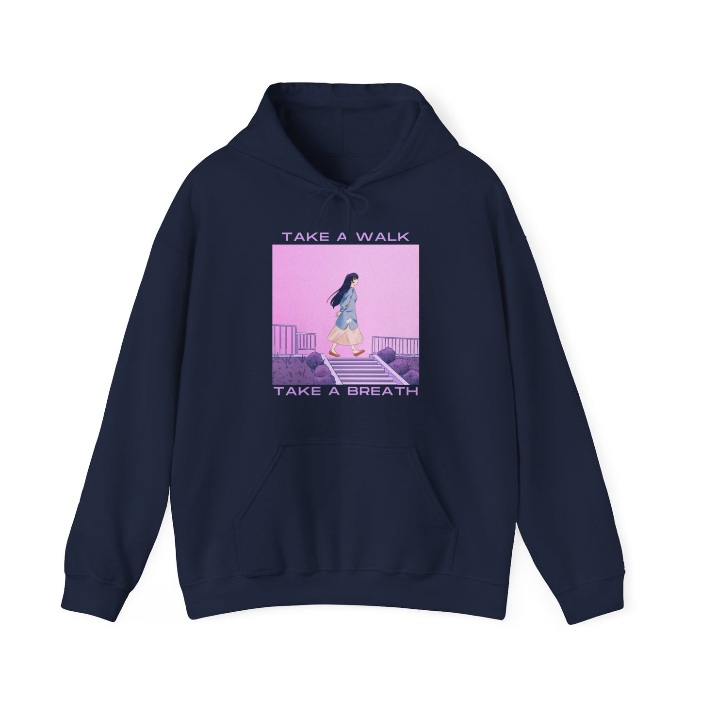 Take A Walk, Take A Breath Unisex Heavy Blend™ Hooded Sweatshirt