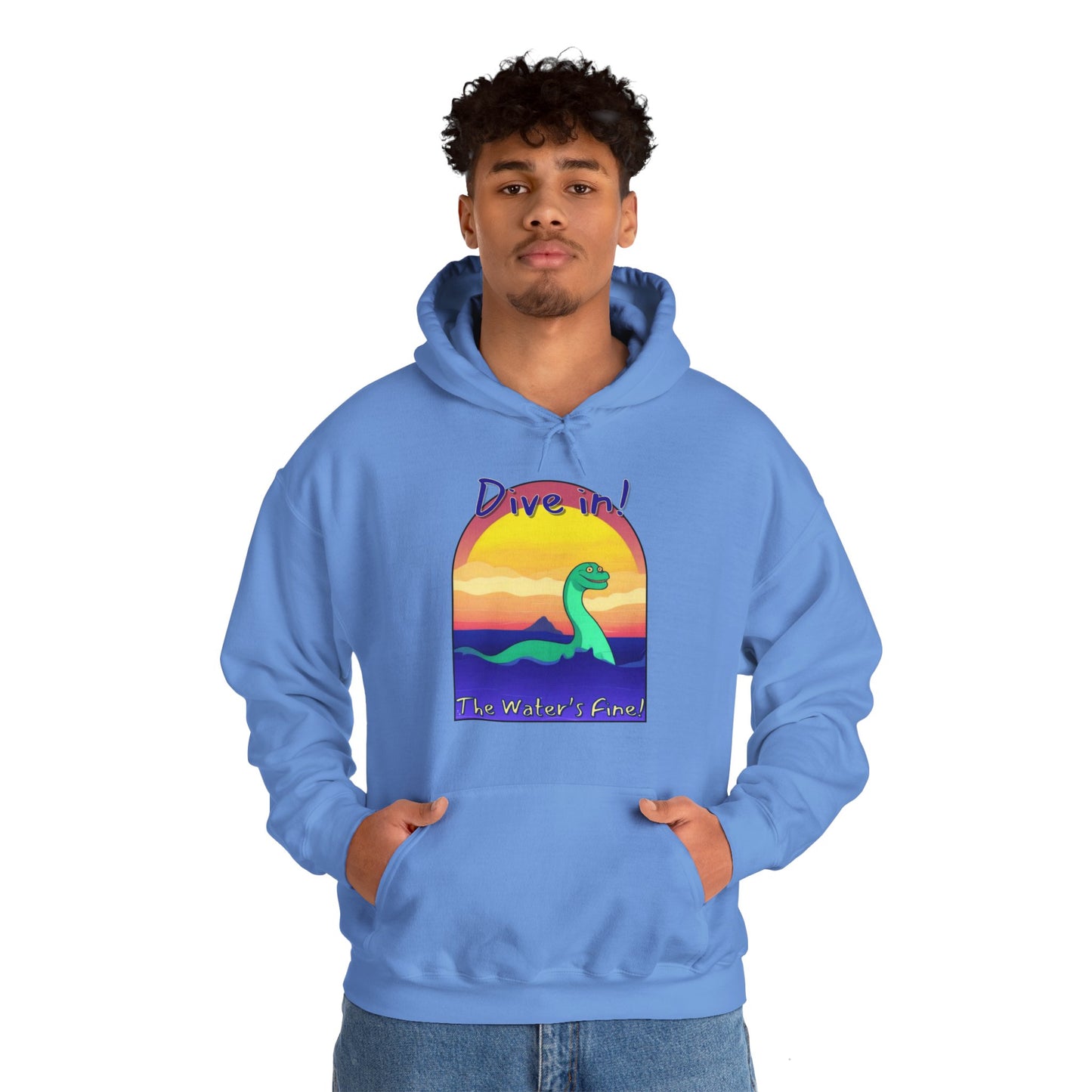 Dive In! Unisex Heavy Blend™ Hooded Sweatshirt