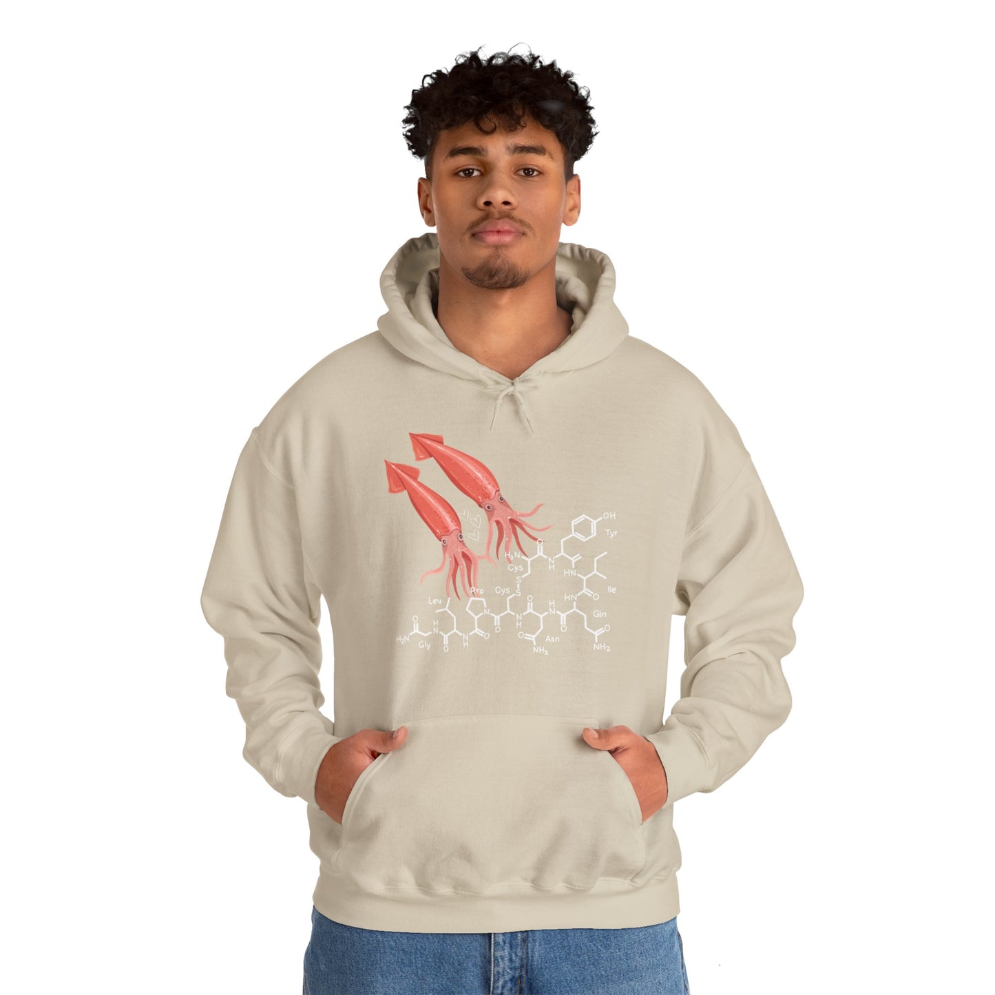 Squid Love - Oxytocin Unisex Heavy Blend™ Hooded Sweatshirt