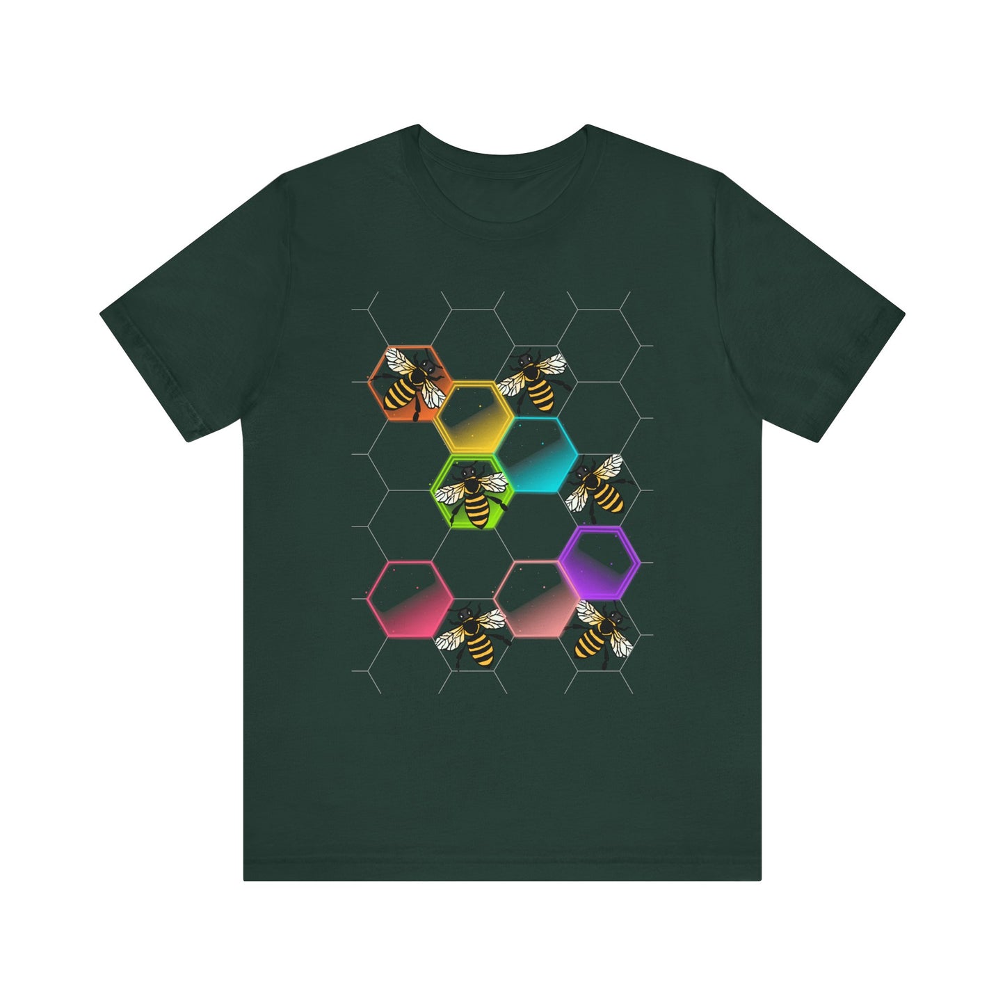 Disco Bees Unisex Jersey Short Sleeve Tee