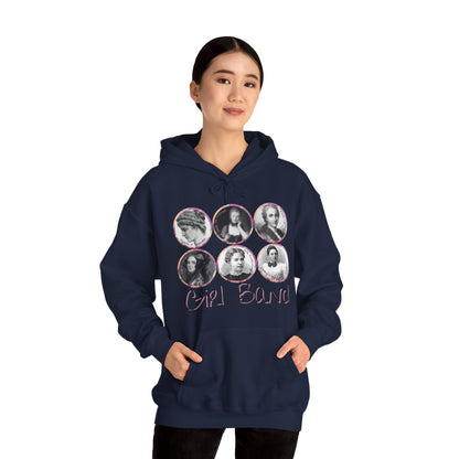 Girl Band - Famous Female Scientists Unisex Heavy Blend™ Hooded Sweatshirt