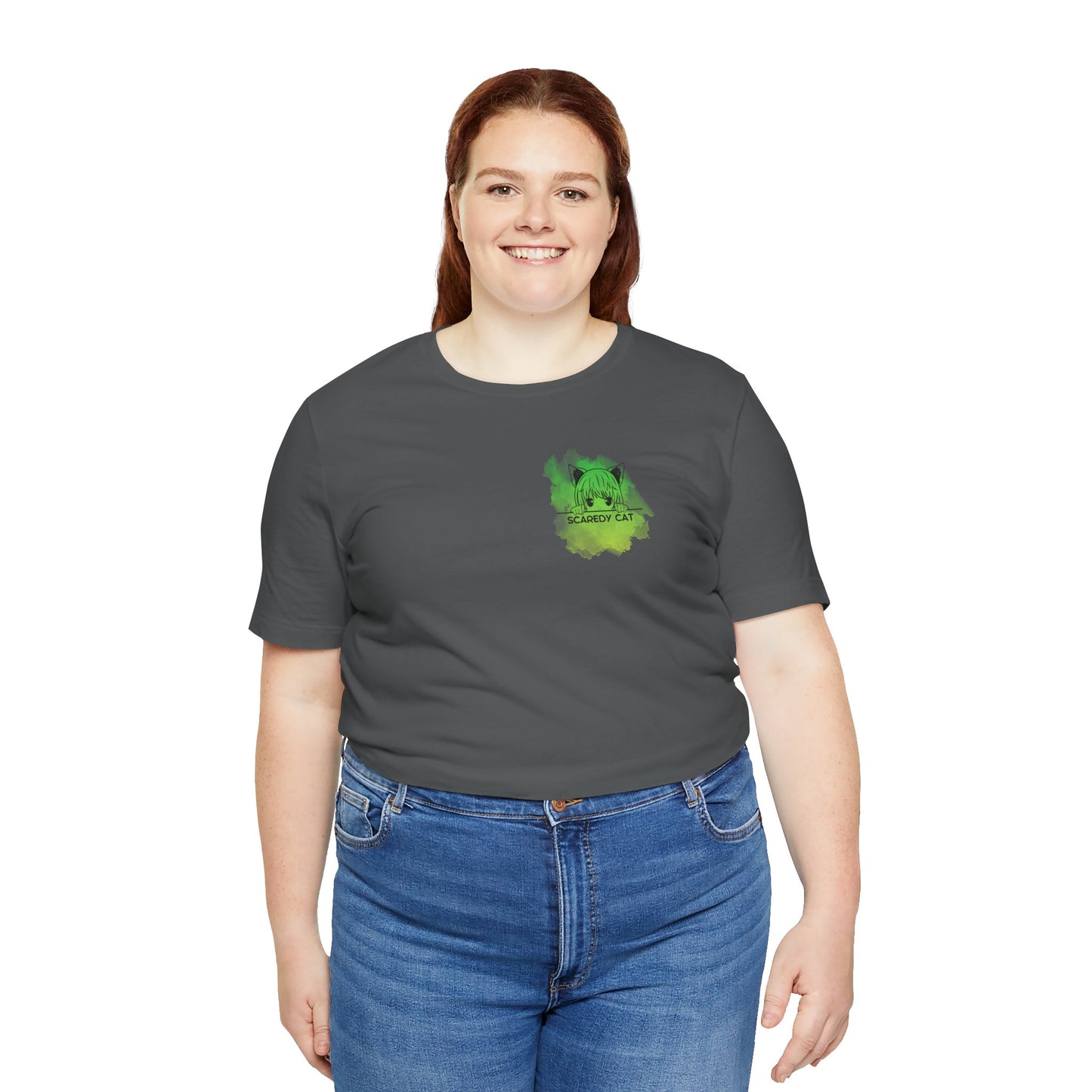 Scaredy Cat Unisex Jersey Short Sleeve Tee