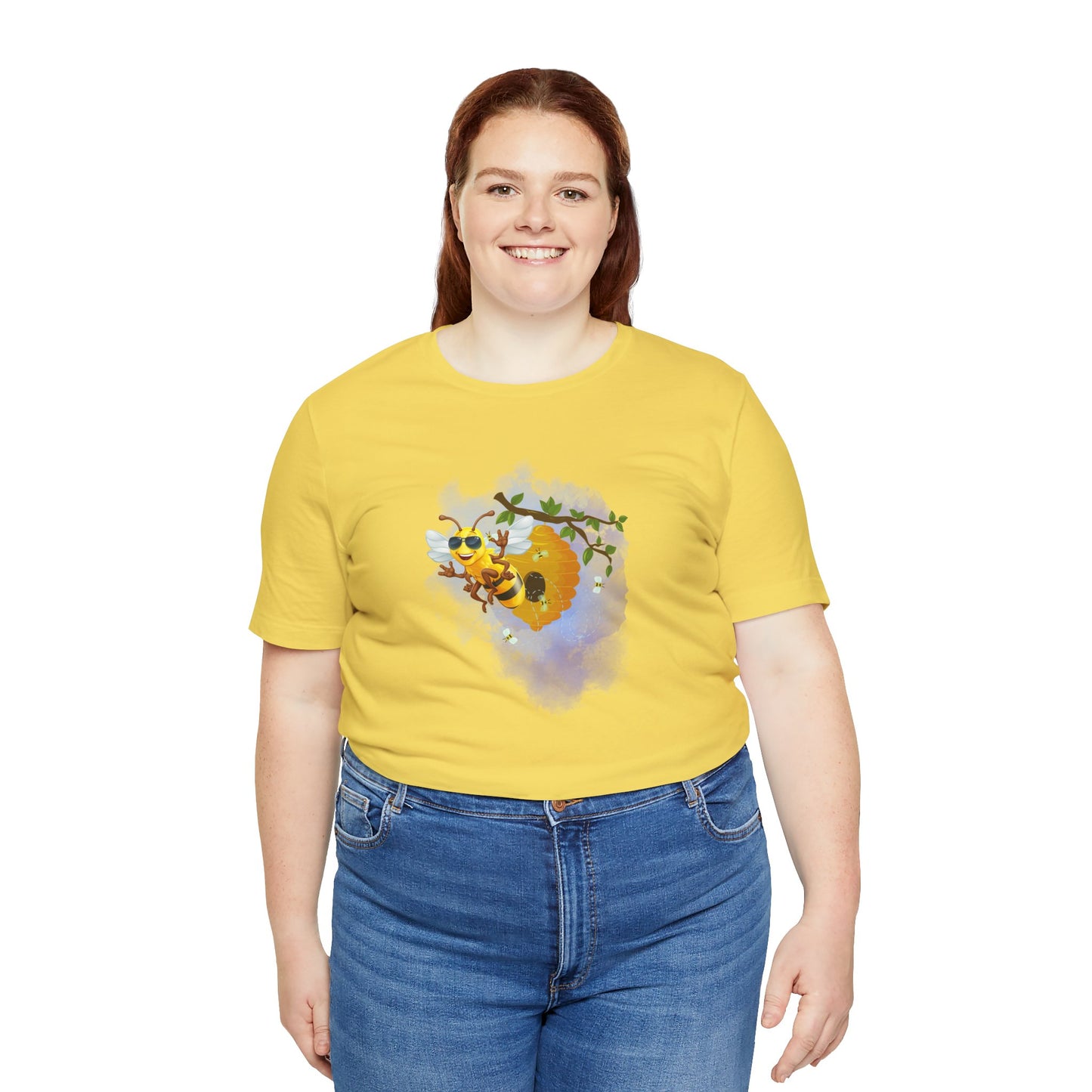 Super Cool Bee Unisex Jersey Short Sleeve Tee