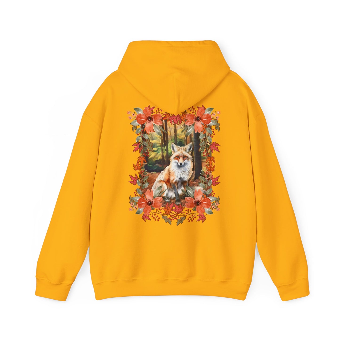 F is for Fall, F is for Fox  Unisex Heavy Blend™ Hooded Sweatshirt